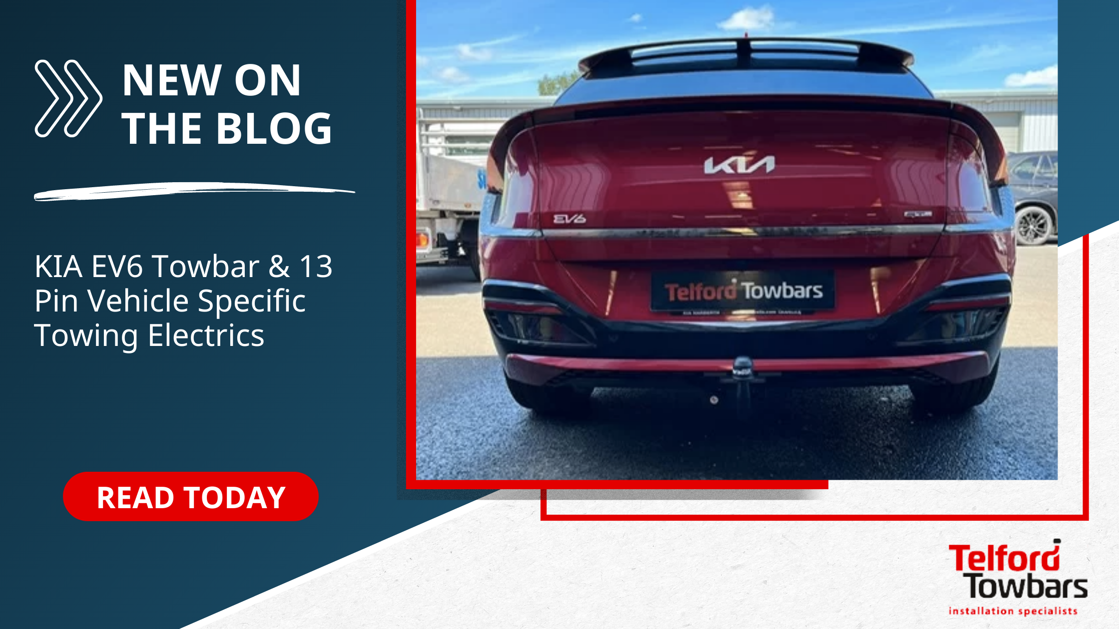 KIA EV6 Towbar & 13 Pin Vehicle Specific Towing Electrics at Telford