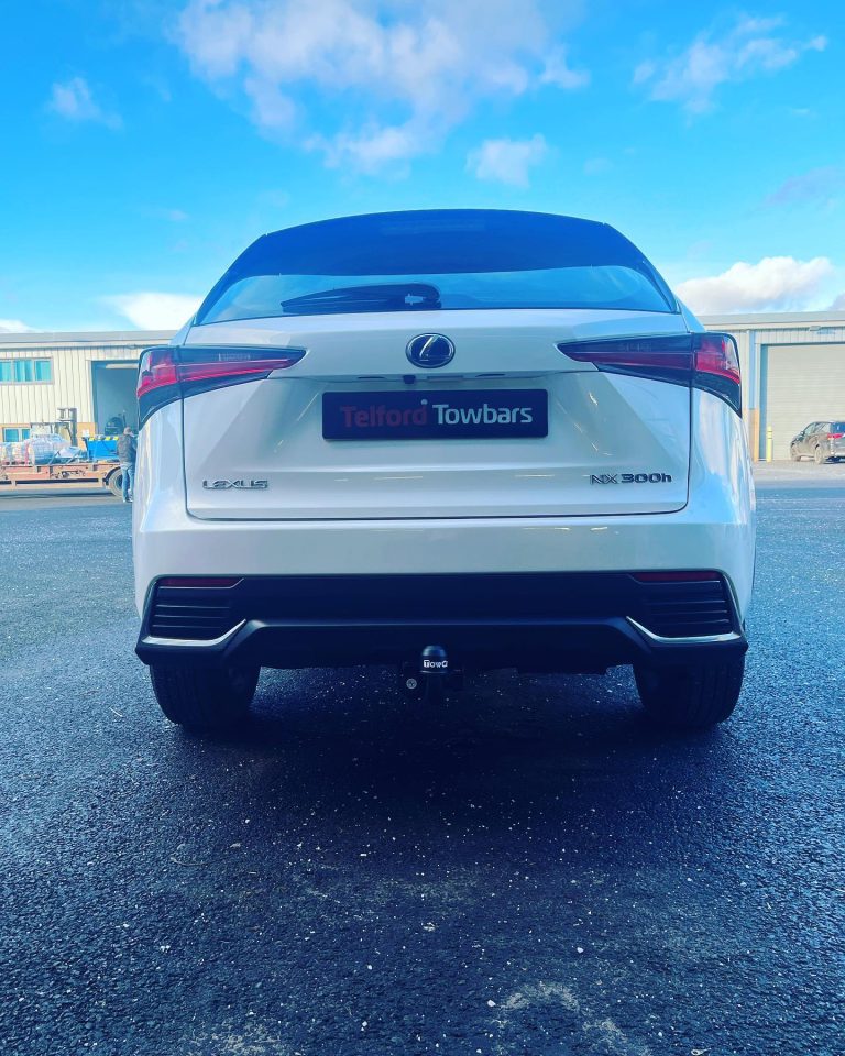 Lexus NX 300h Towbar fitting at Telford Towbars Telford Towbars