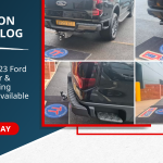 The all new 2023 Ford Ranger Towbar & Dedicated towing electrcics now available at Telford Towbars - over photo