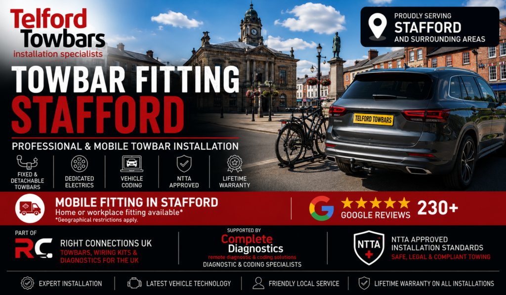 Towbar fitting stafford
